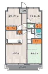 シャトー三木第３の物件間取画像